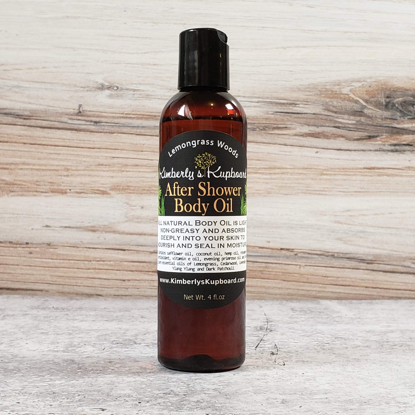 After Shower Body Oil Lemongrass, Lavender, Cedarwood
