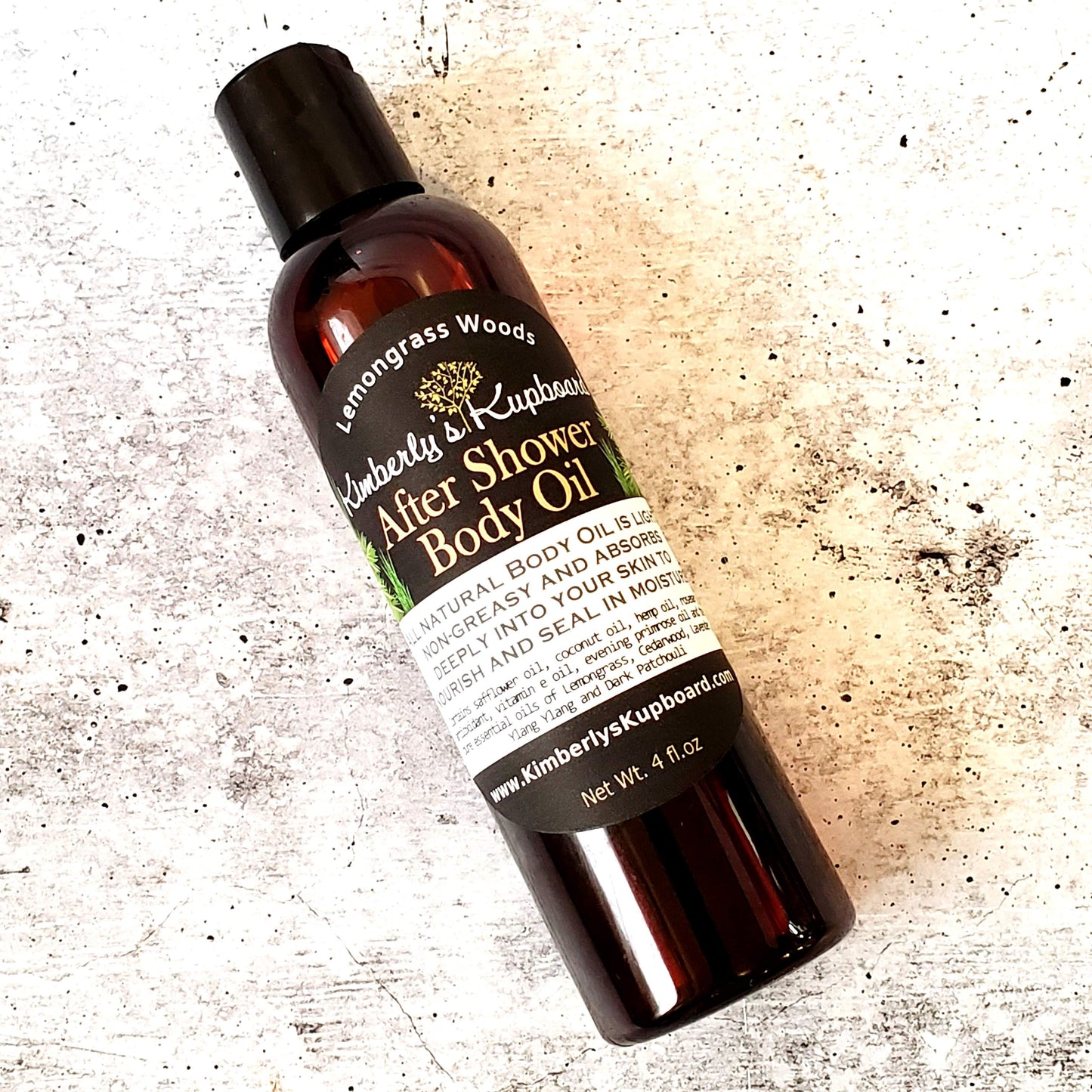 After Shower Body Oil Lemongrass, Lavender, Cedarwood