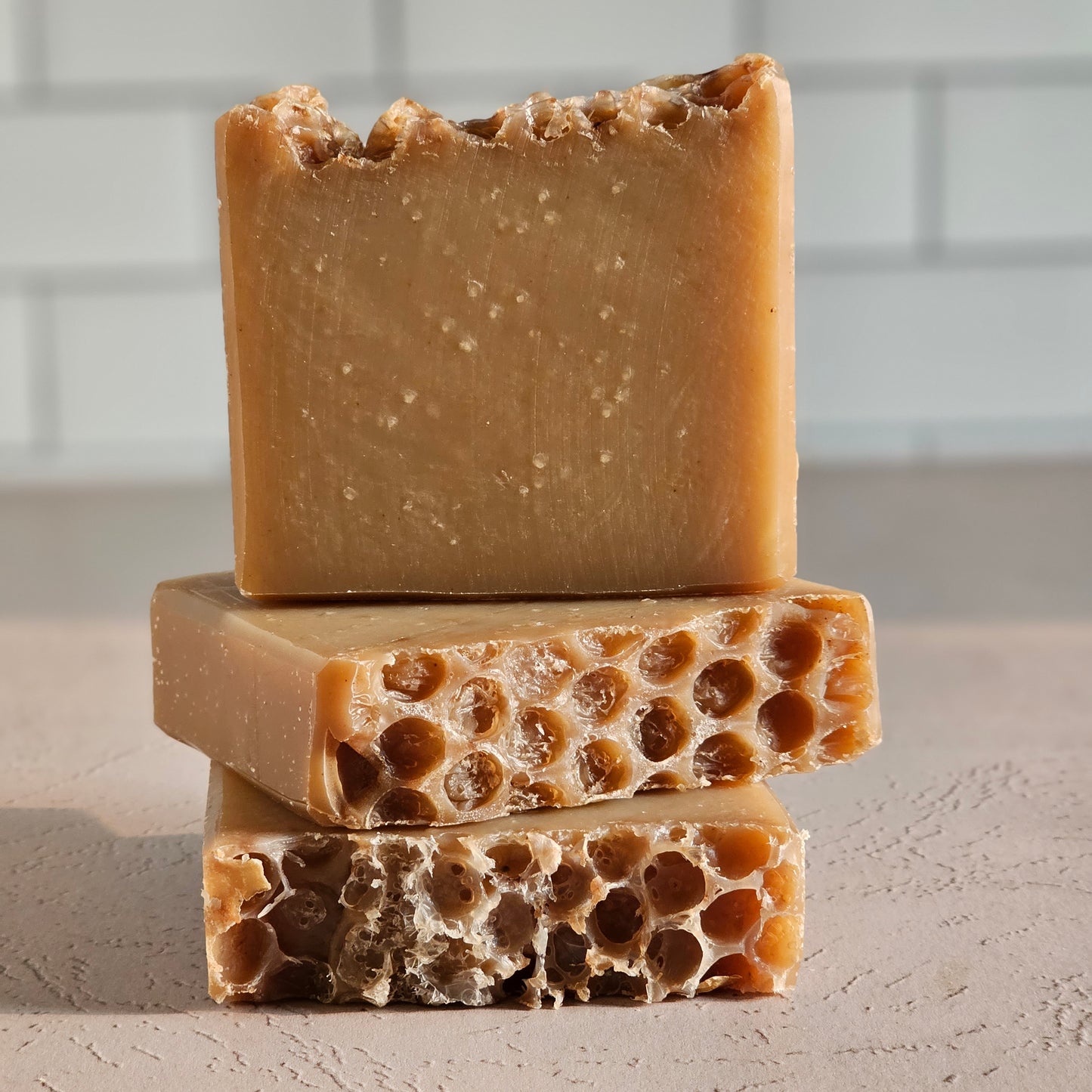 Warm Honey & Vanilla Soap--natural Cold Process Tallow Soap