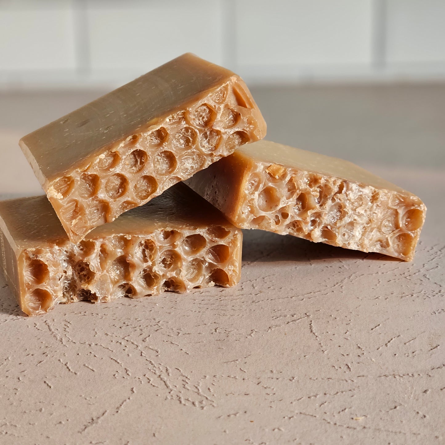 Warm Honey & Vanilla Soap--natural Cold Process Tallow Soap