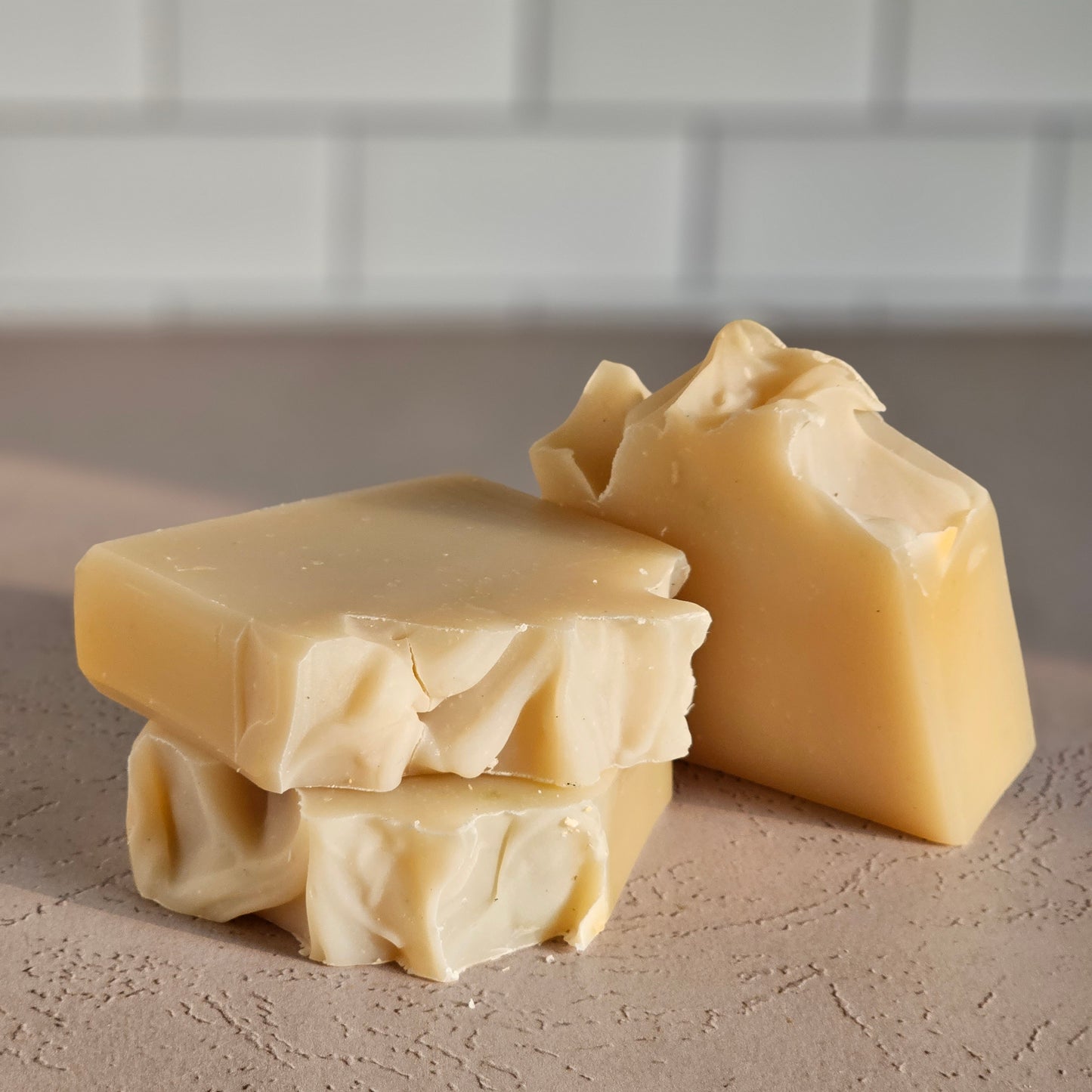 Summer Snow Soap--Cold Process Tallow Soap