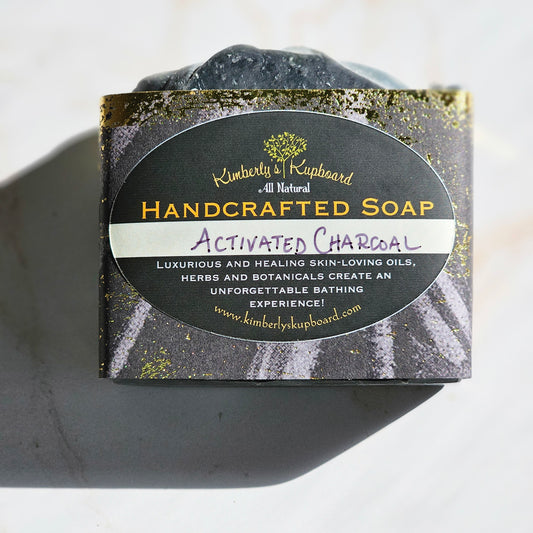 Activated Charcoal Soap Cold Process Soap Detox Soap Acne Soap