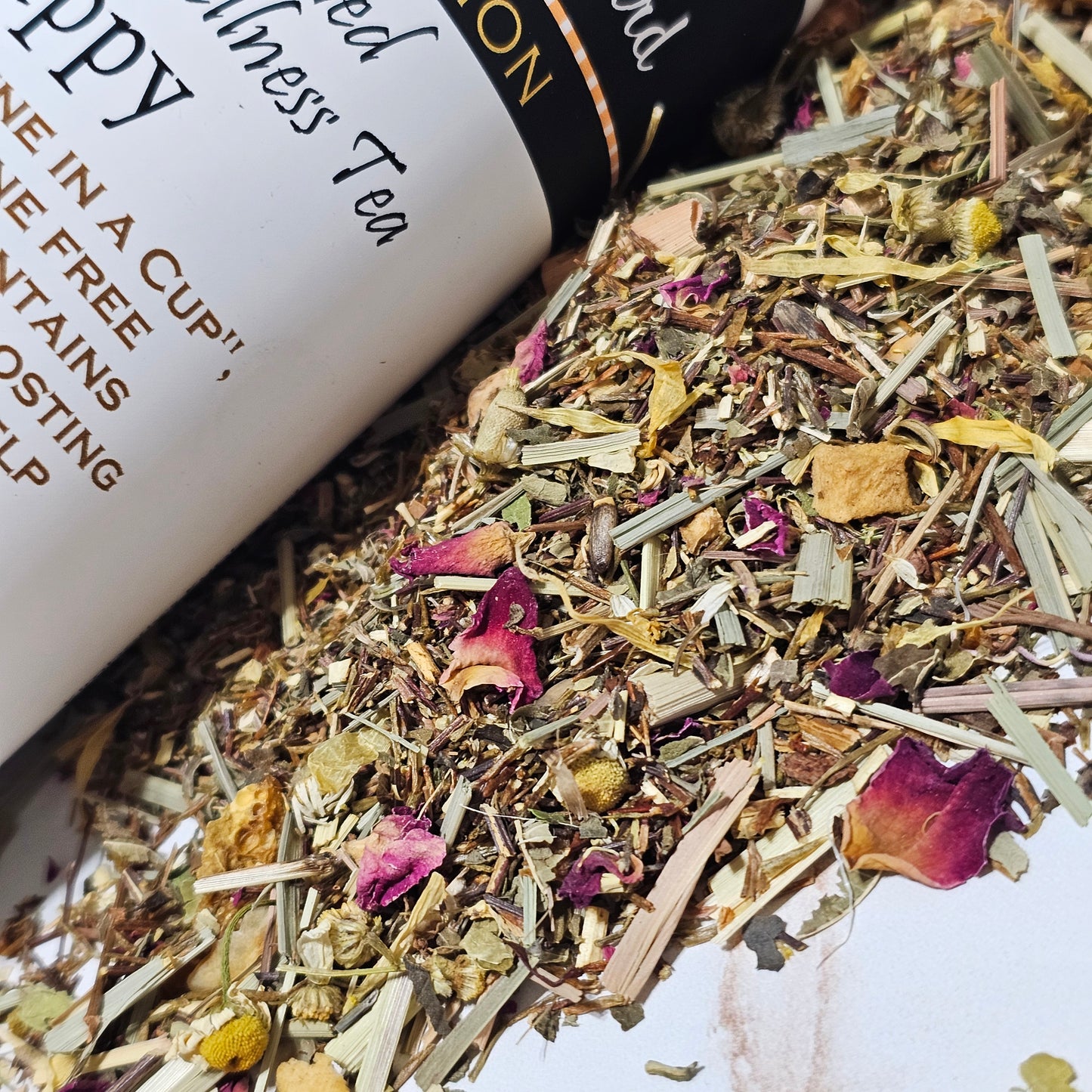 Happy Herbal tea for seasonal affective disorder and Anxiety