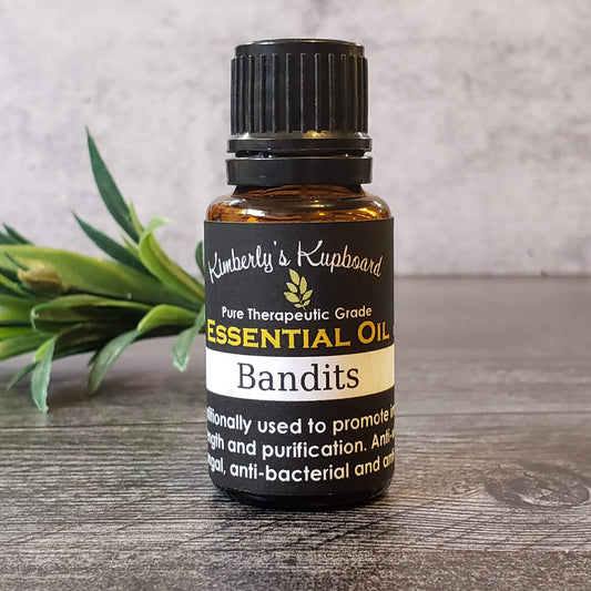 Bandits Blend Essential Oil for Immune Support, Odors and Cleaning