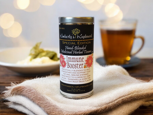 Immune Booster Herbal Tea with Elderberry, Echinacea for healthy immune system