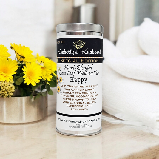 Happy Herbal tea for seasonal affective disorder and Anxiety