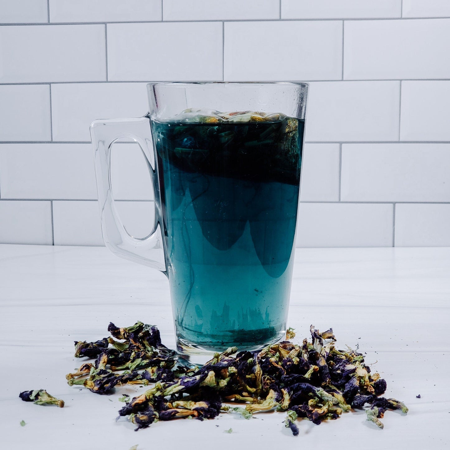 Blue Butterfly Tea...Caffeine Free Herbal tea with Mangoes, Lemongrass and Butterfly Pea Flowers, Blue Tea