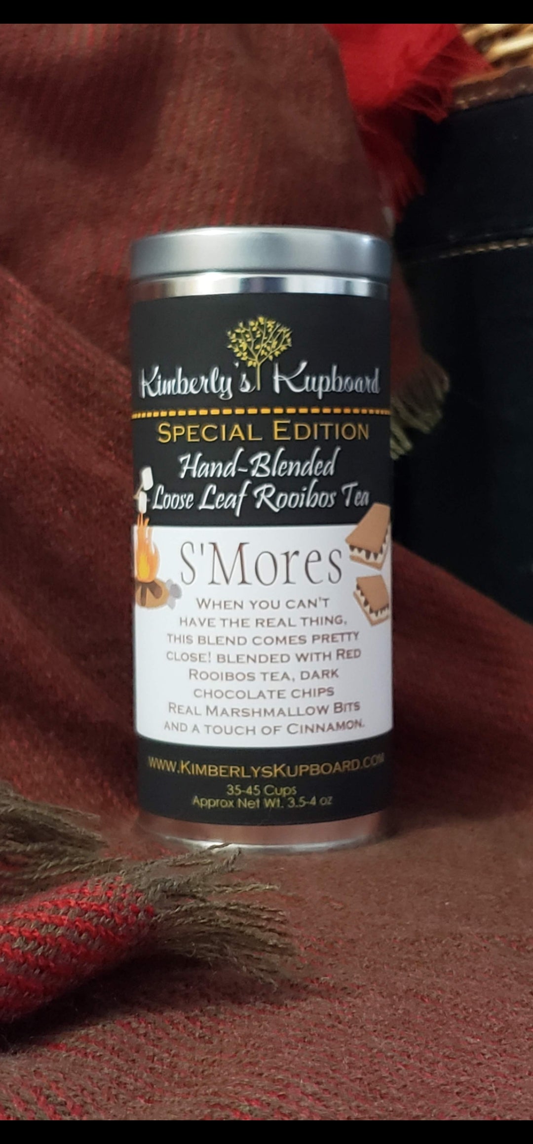 Smores tea loose caffeine free Dessert tea