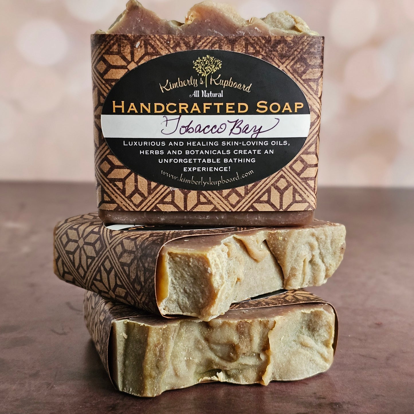 NEW! Sweet Tobacco Bay cold process Tallow Soap