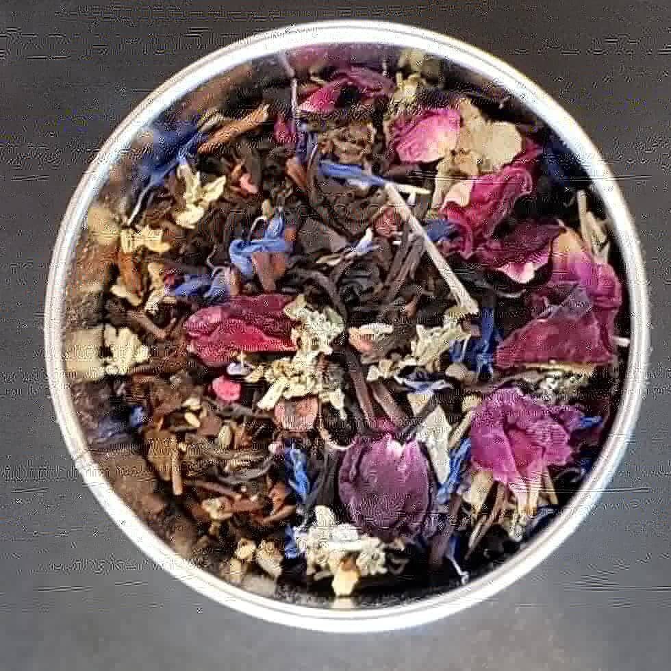 Blackberry Sage Oolong Tea..Delicious Loose tea Made with Real Blackberries