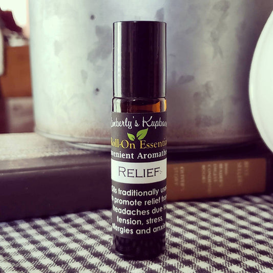 Relief Roll-On Essential Oil--Convenient headache Aromatherapy