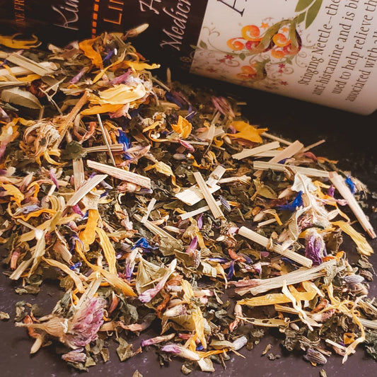 Organic Allergy Herbal Tea-- Allerge Ease Tea for allergies... Loose Leaf