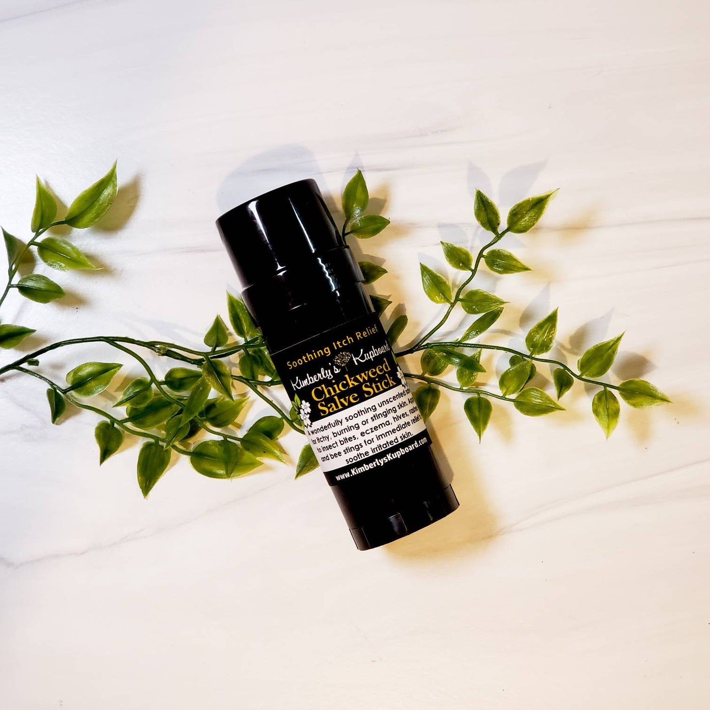 Chickweed Herbal Healing Salve for soothing anti itch relief from bug bites, bee stings, rashes,cradle cap and irritated skin