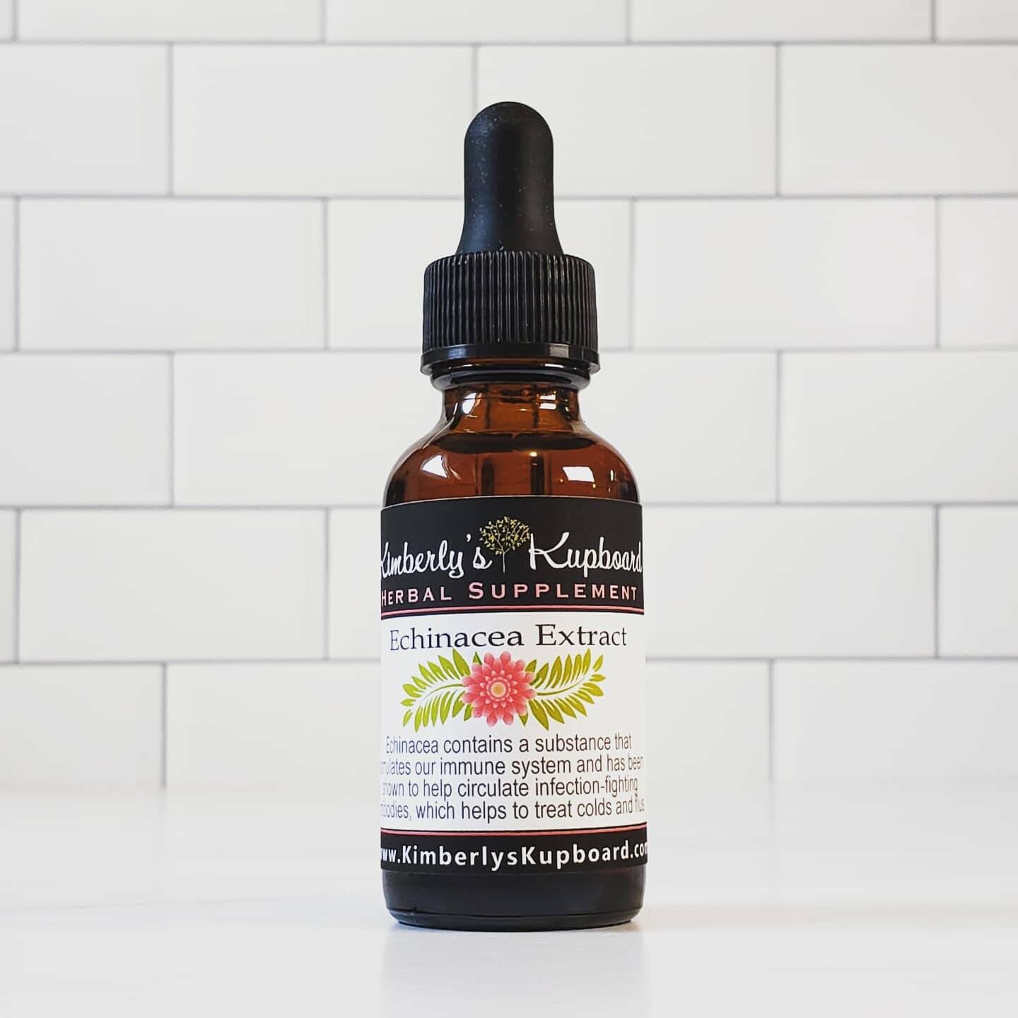 Echinacea Tincture--Organic Herbal Extract for Boosting Immune System