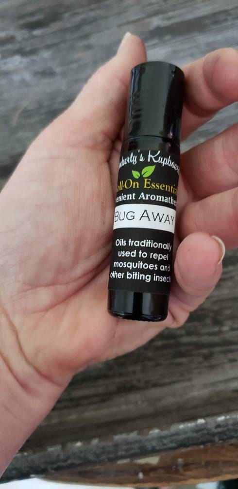 BUG AWAY! Roll-On Essential Oil--for Bug repellent, Aromatherapy