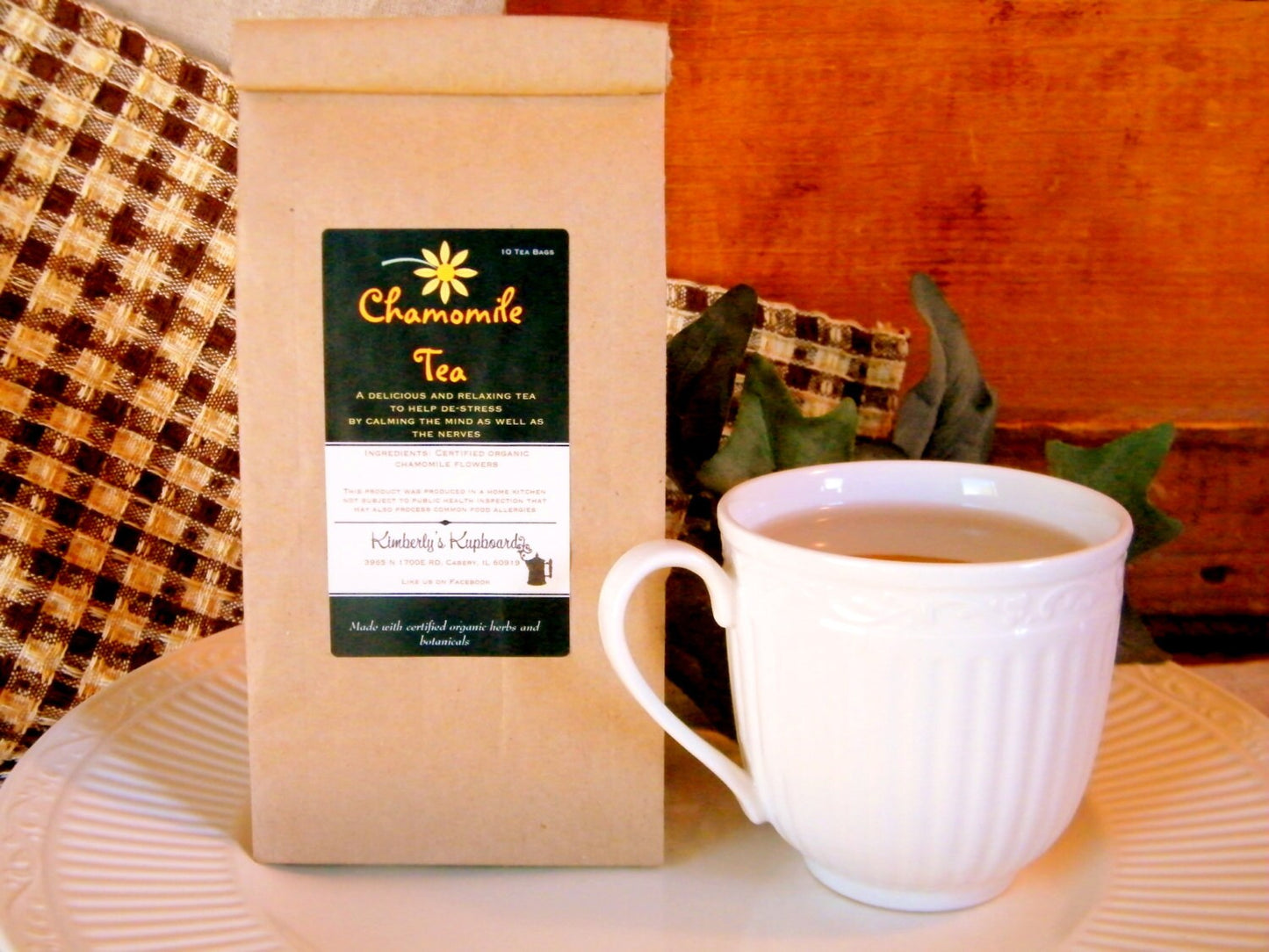 Chamomile Herbal Tea Loose Whole Leaf