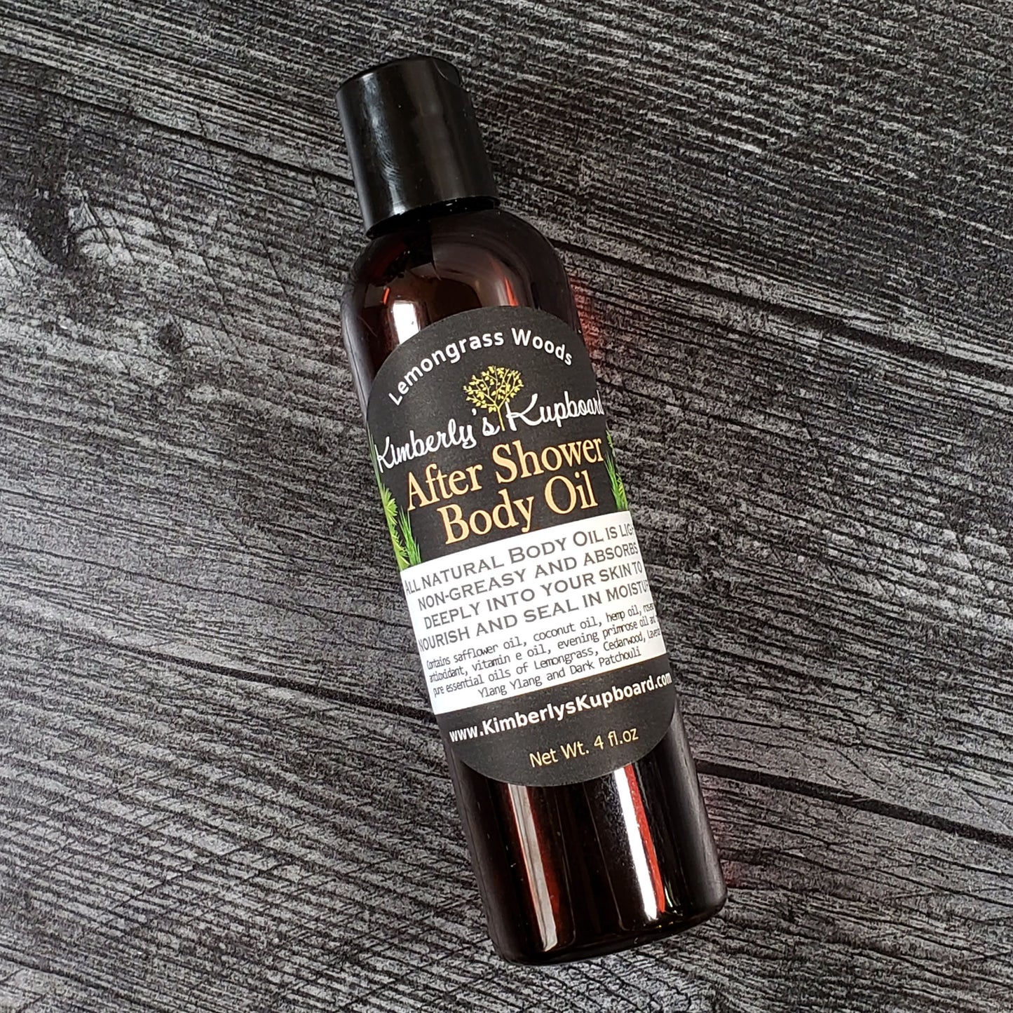 After Shower Body Oil Lemongrass, Lavender, Cedarwood