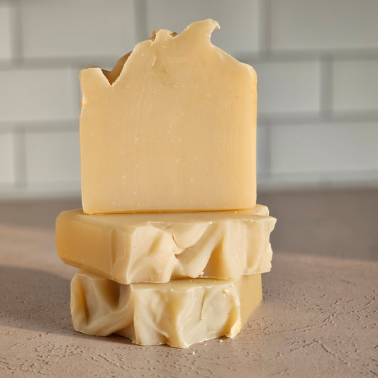 Snowflake Soap--Cold Process Tallow Soap