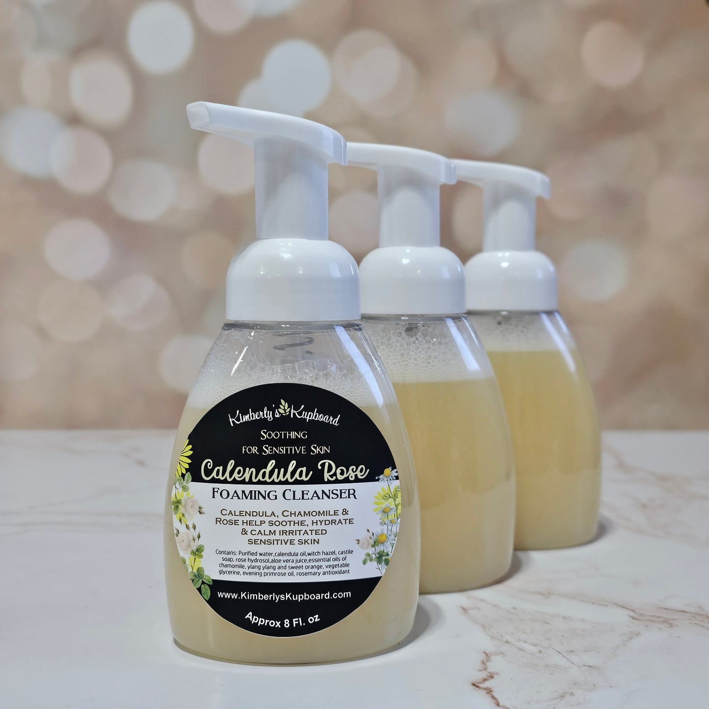 Baby's Foaming Wash Calendula and Chamomile -- soothe Diaper rash and skin irritation. Perfect Baby Shower Gift!!