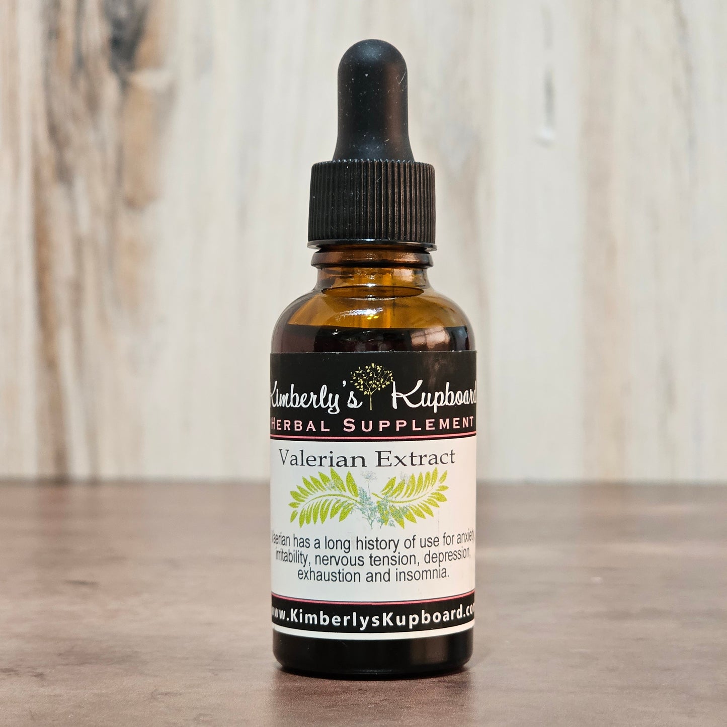 Valerian Root tincture for insomnia, restlessness and anxiety