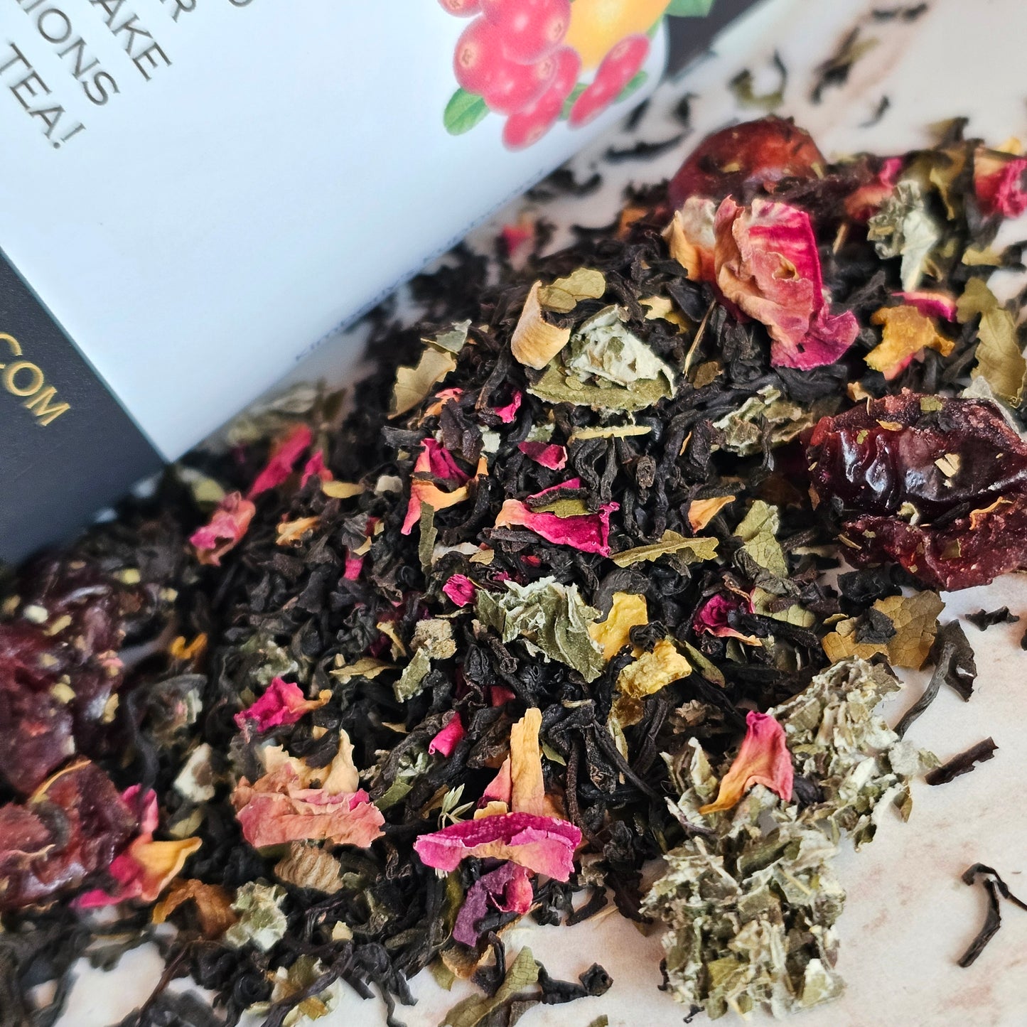 Cranberry Orange Flavored Black Tea