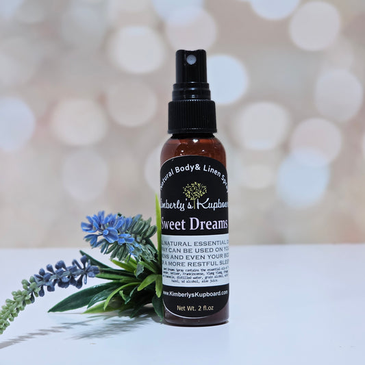 Sweet Dreams Linen and Body spray for a Deeper more Restful Sleep!