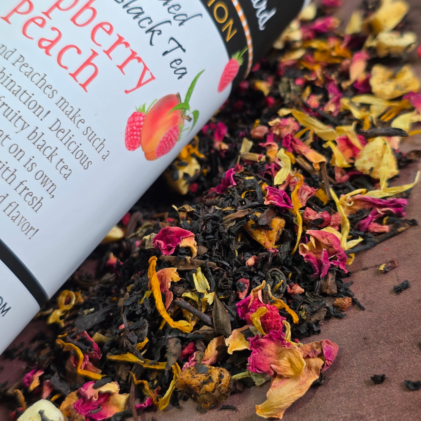 Raspberry Peach Black Tea – Back for a Limited Time, with real Raspberries and Peaches