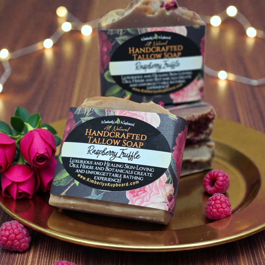 Raspberry Truffle Tallow Soap
