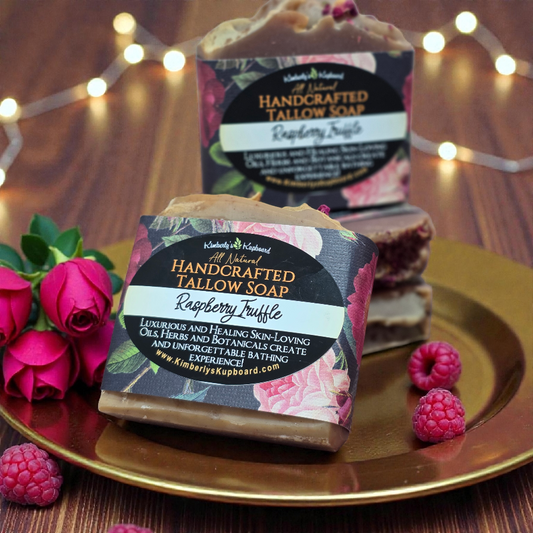 Raspberry Truffle Tallow Soap