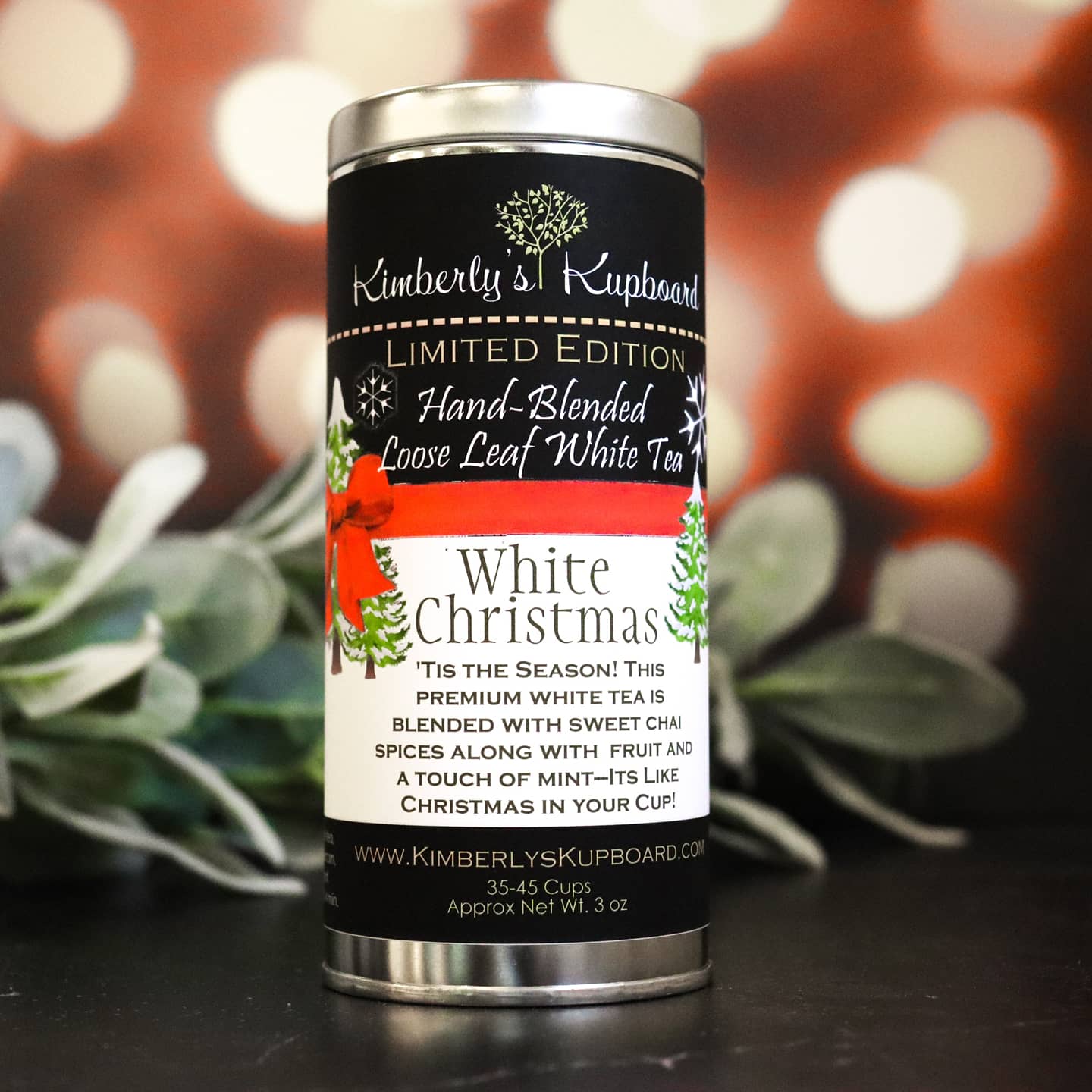 White Christmas Loose Leaf Holiday White Tea