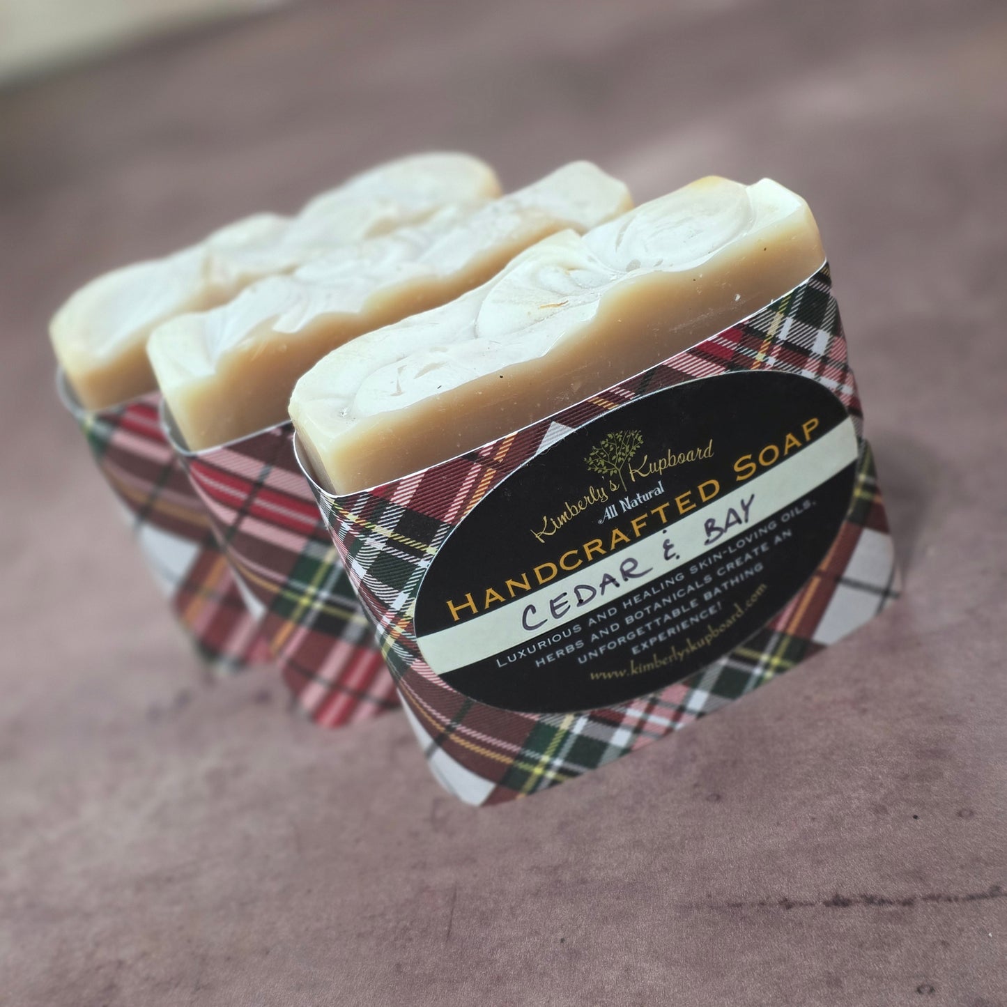Cedarwood & Bay cold process Tallow soap