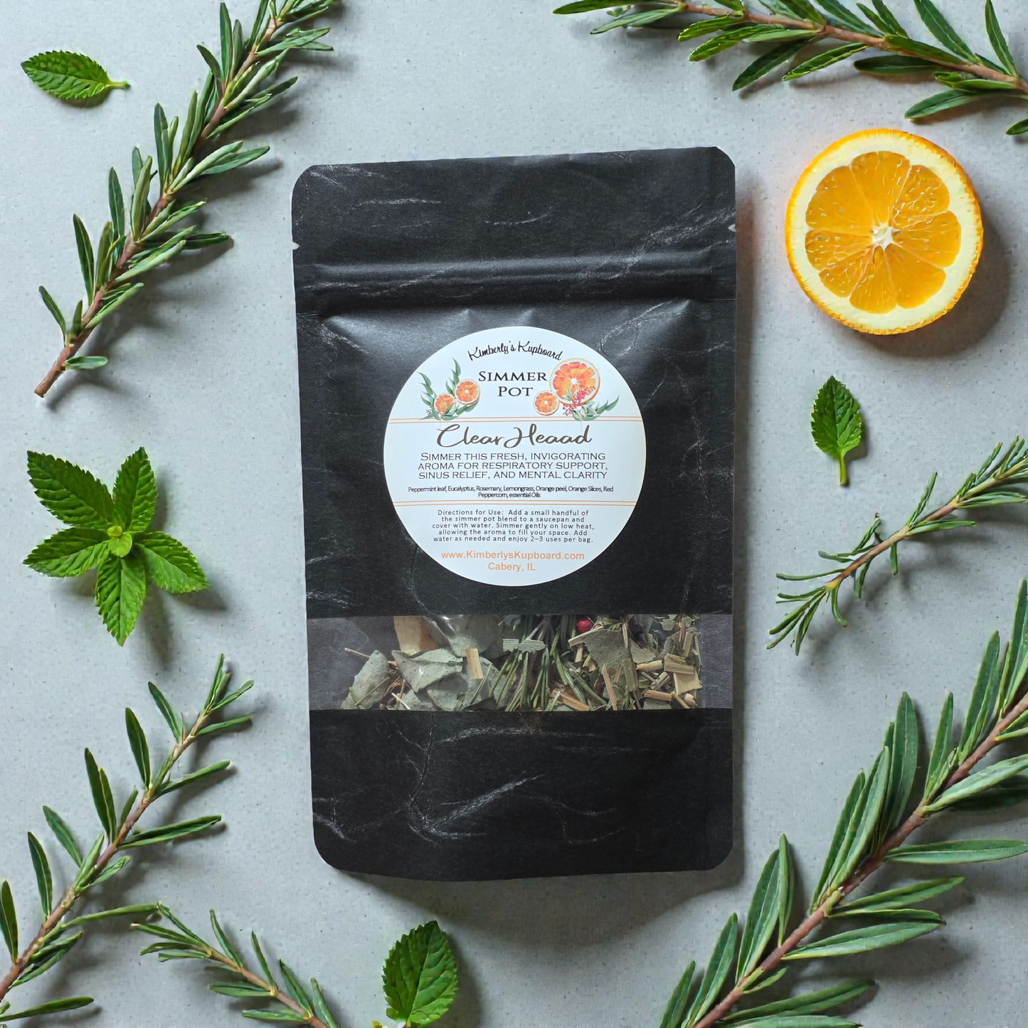 Simmer Pot Kit - Clear Head Blend
