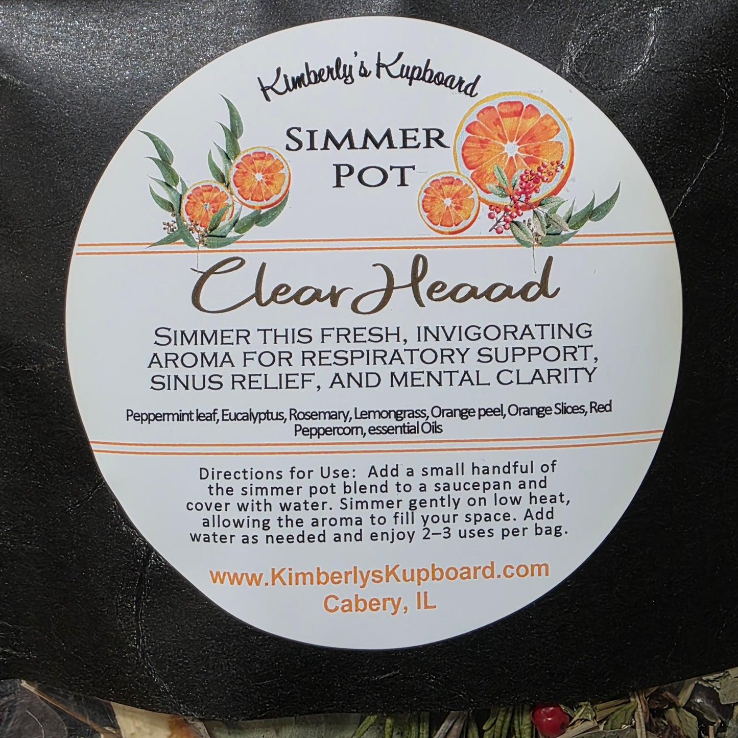 Simmer Pot Kit - Clear Head Blend