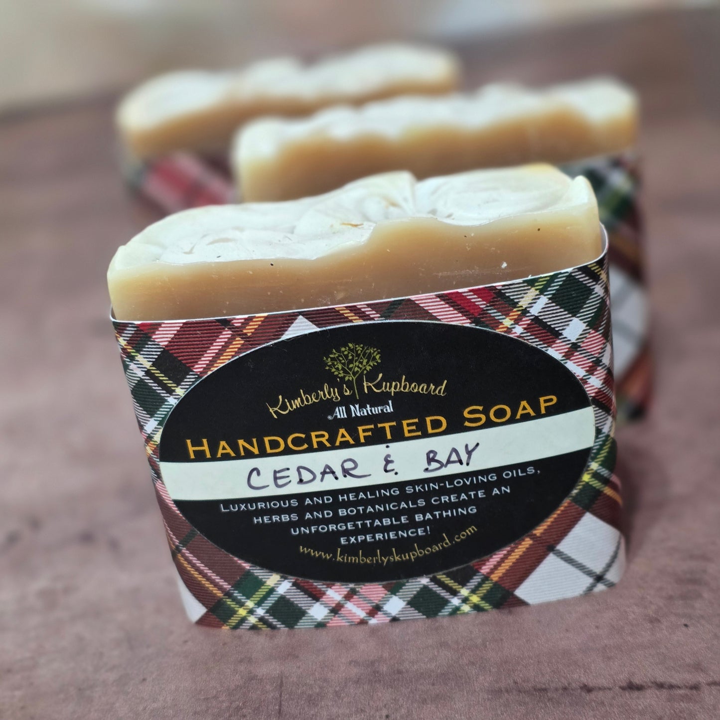 Cedarwood & Bay cold process Tallow soap