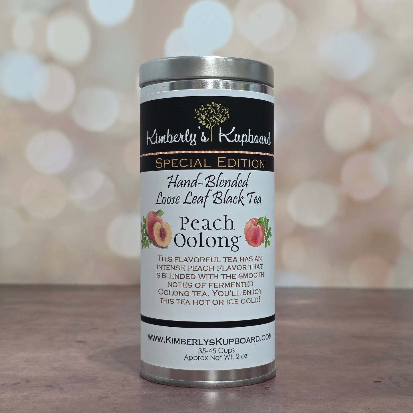 Peach Oolong Smooth Oolong tea with Real Peach Pieces