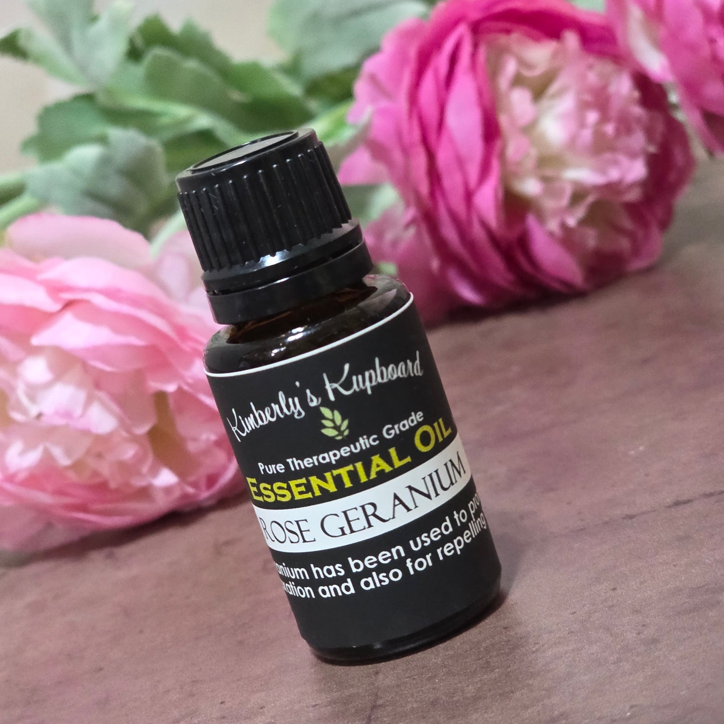 Rose Geranium Essential Oil for repelling ticks, menopause relief and hormonal balance