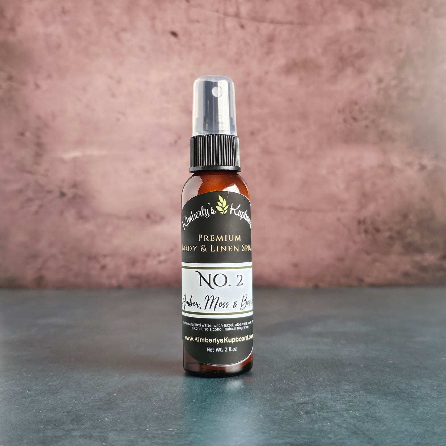 Body and Linen Spray -- No. 2 Amber Moss & Berries
