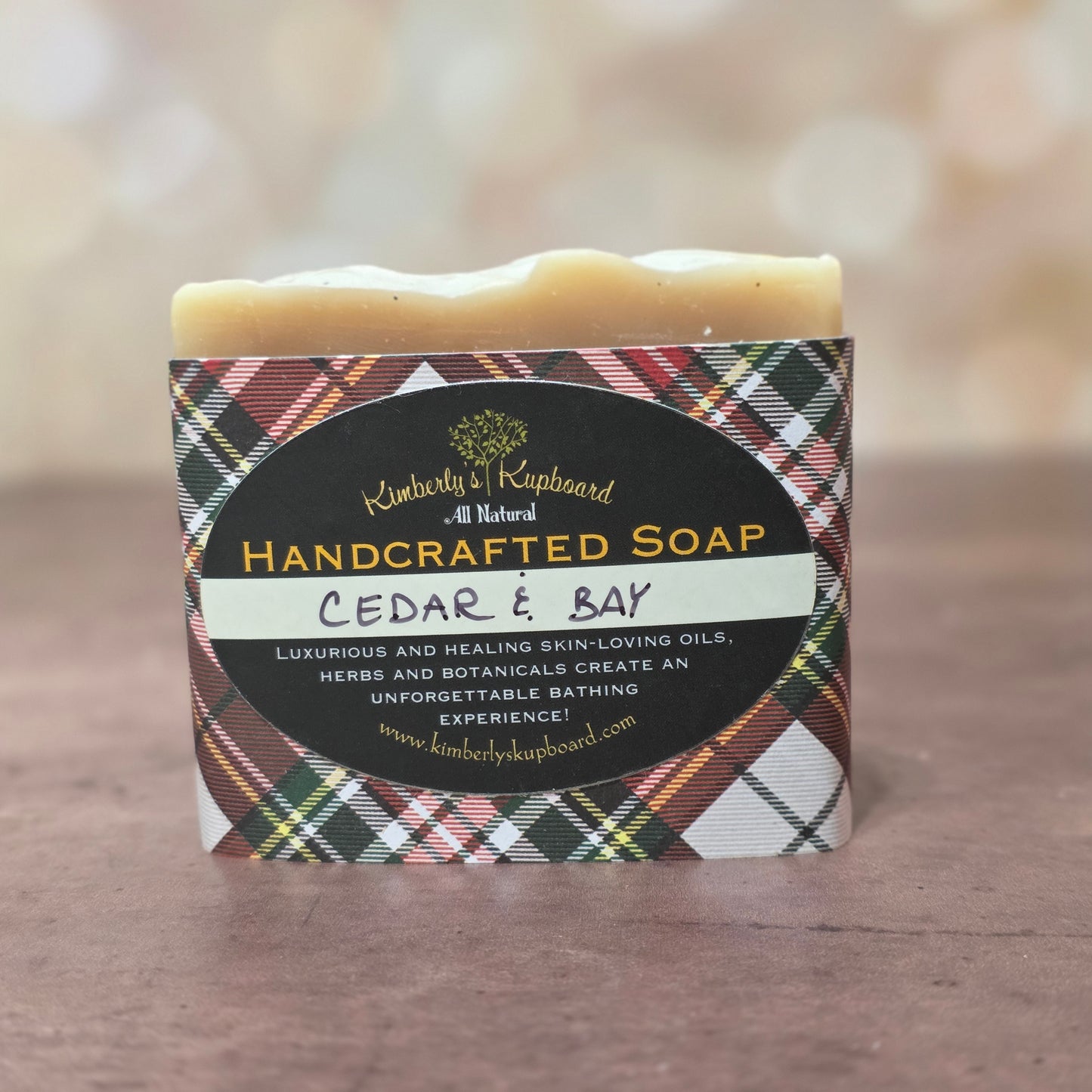 Cedarwood & Bay cold process Tallow soap