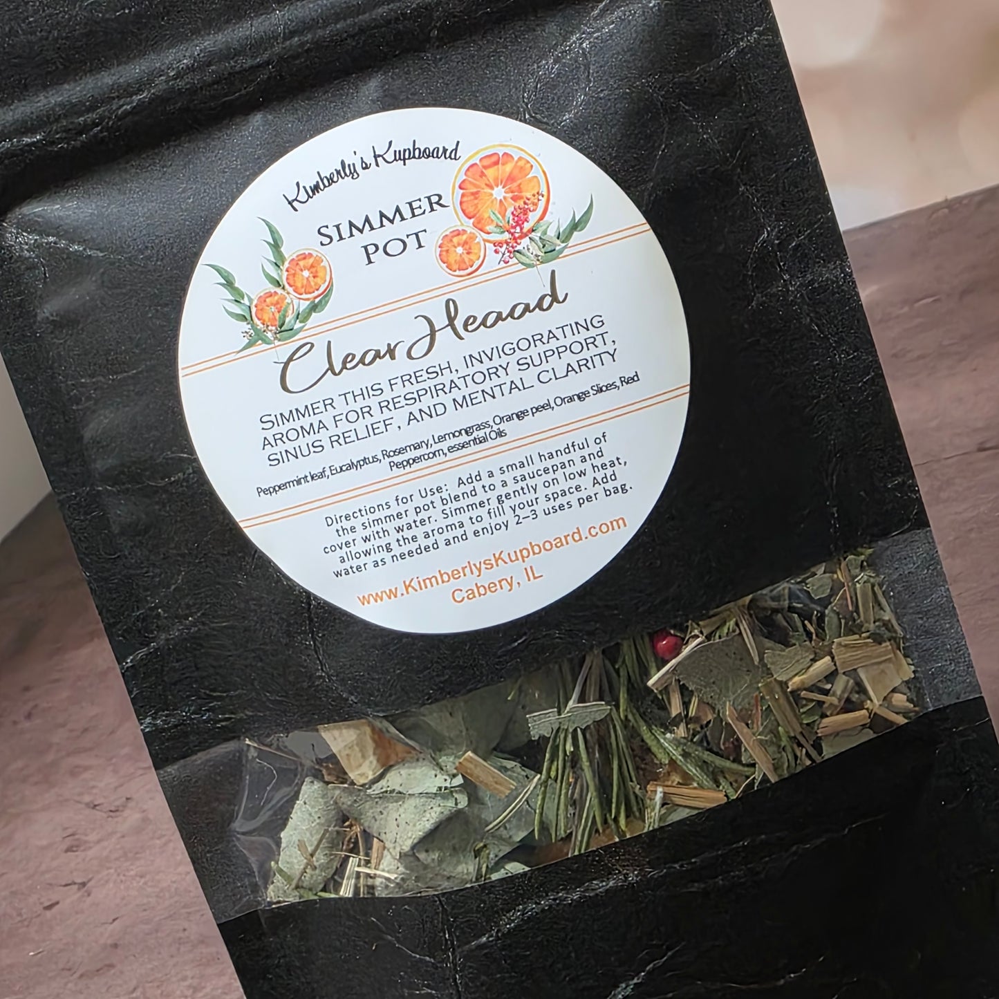 Simmer Pot Kit - Clear Head Blend