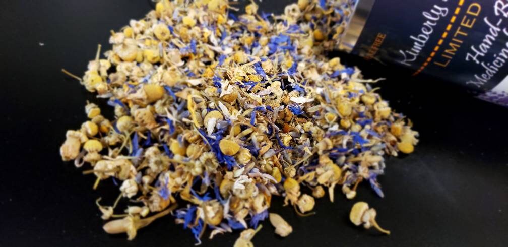 Lavender and Chamomile Herbal Tea for Relaxation and Anxiety