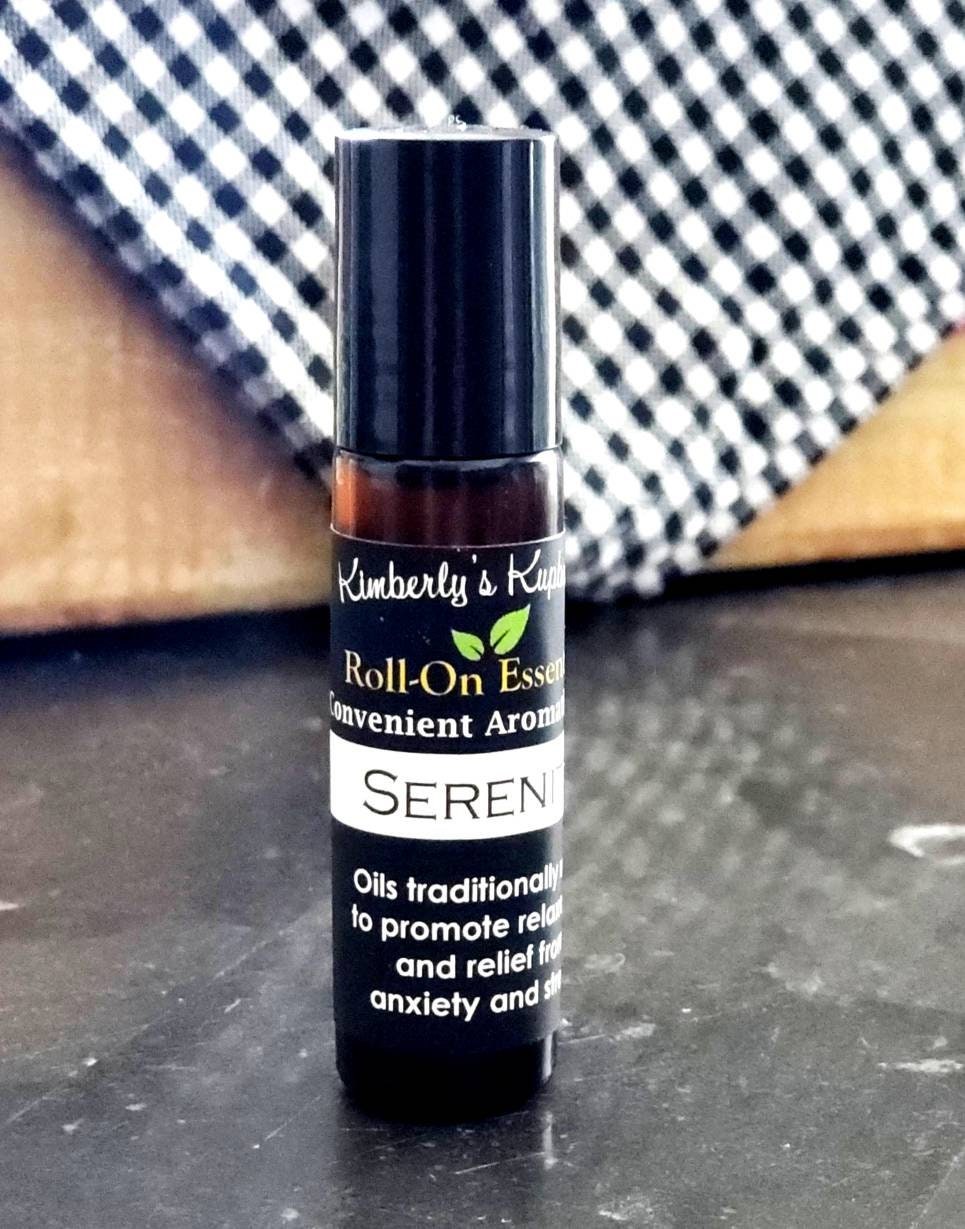 SERENITY Roll-On Essential Oil--for Anxiety and stress, Aromatherapy