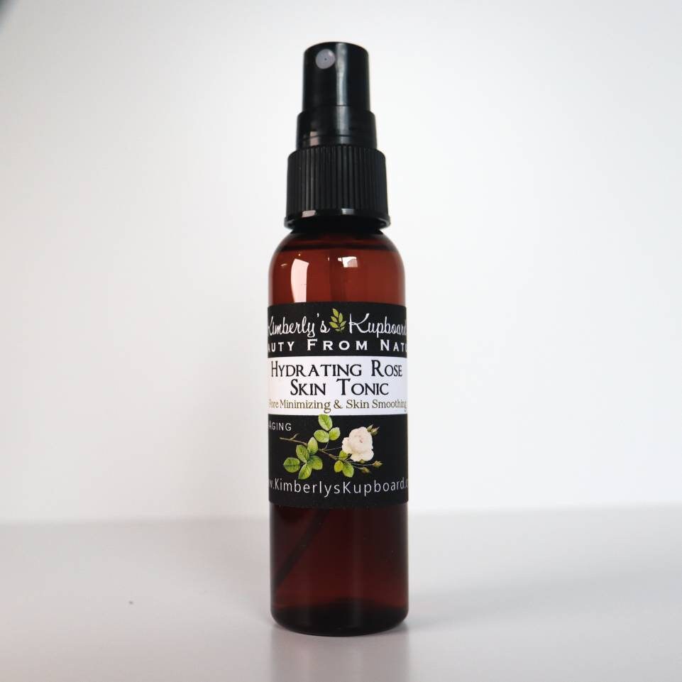 Rose Hydrosol Facial Tonic, Pore minimizer, toning spray, Hydrating spray,  Rose Spray