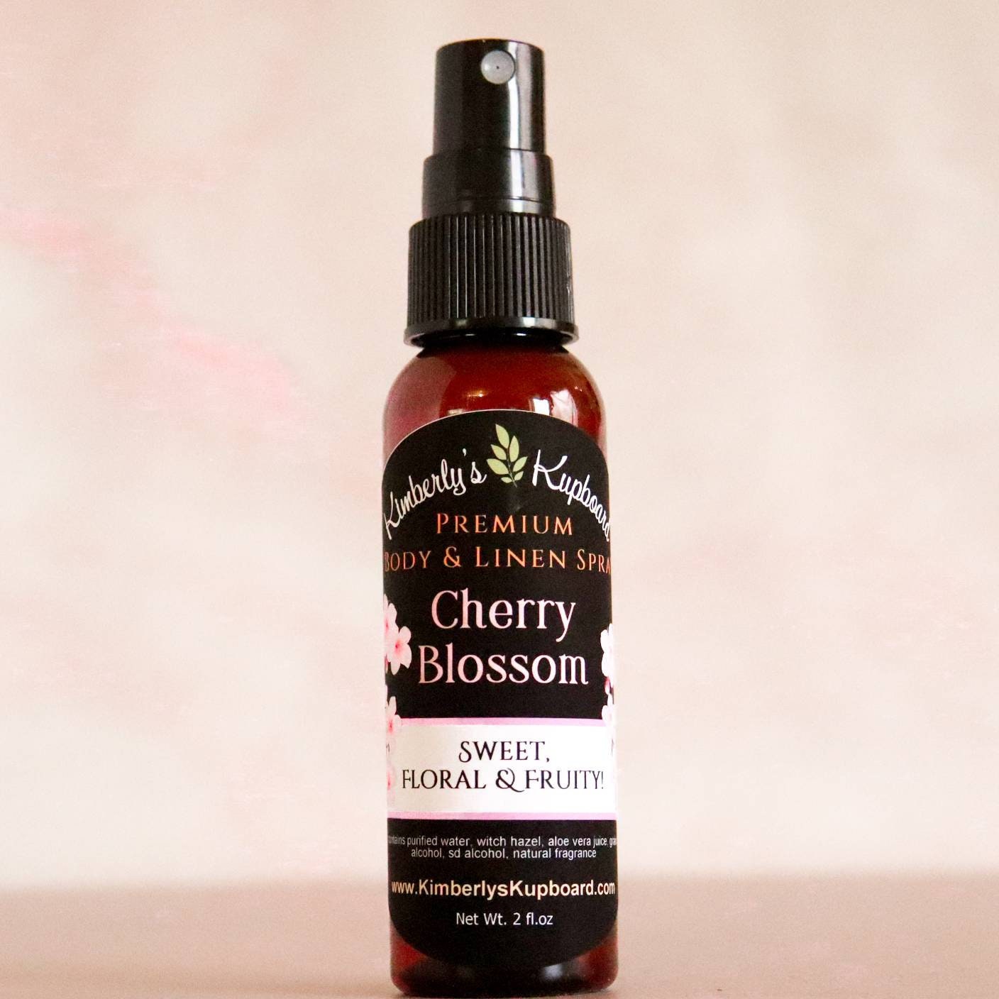 Cherry Blossom Premium Body and Linen Spray