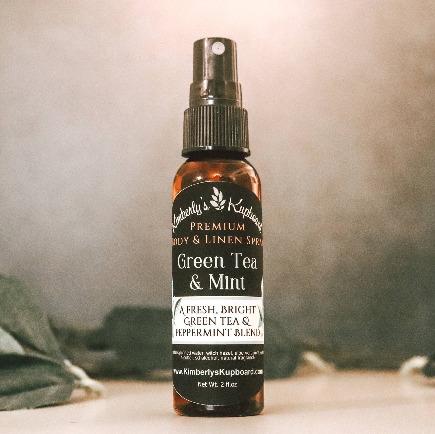 Green Tea & Mint Premium Body and Linen Spray